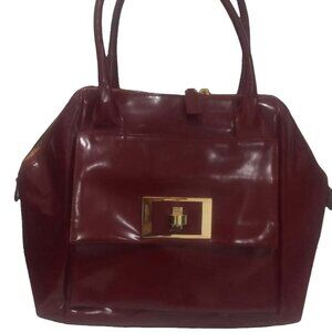 Paolo Masi Italian Red Leather Handbag